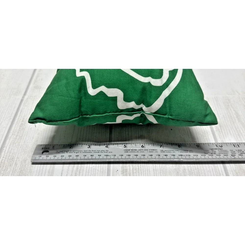 Lands End Home Green pillow Alligator Kids Room White Gator
